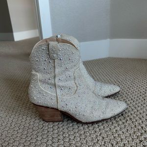 Betsey Johnson Emory Rhinestone Boot